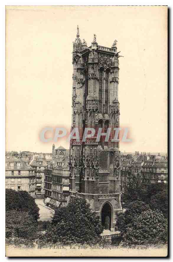 CPA Paris la Tour Saint Jacques 