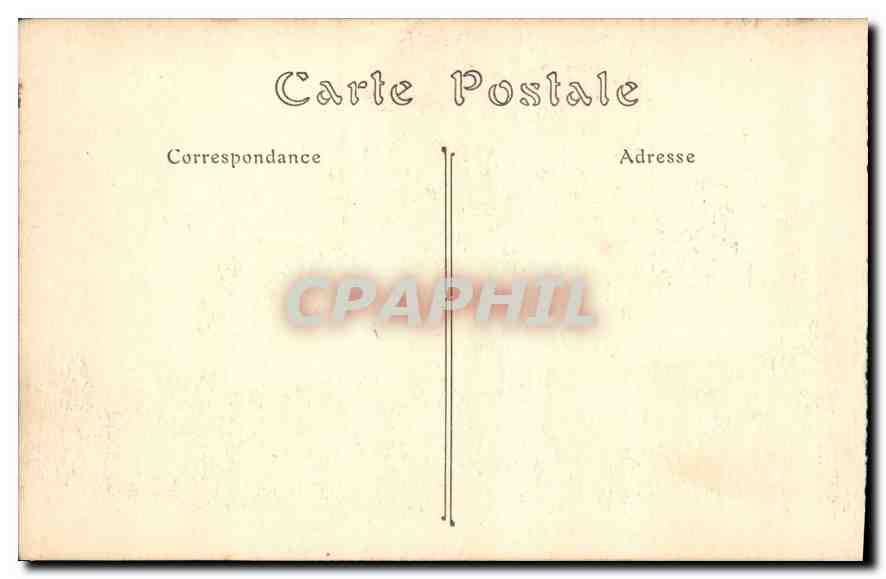 CPA Paris l'hotel de Ville  — Verso