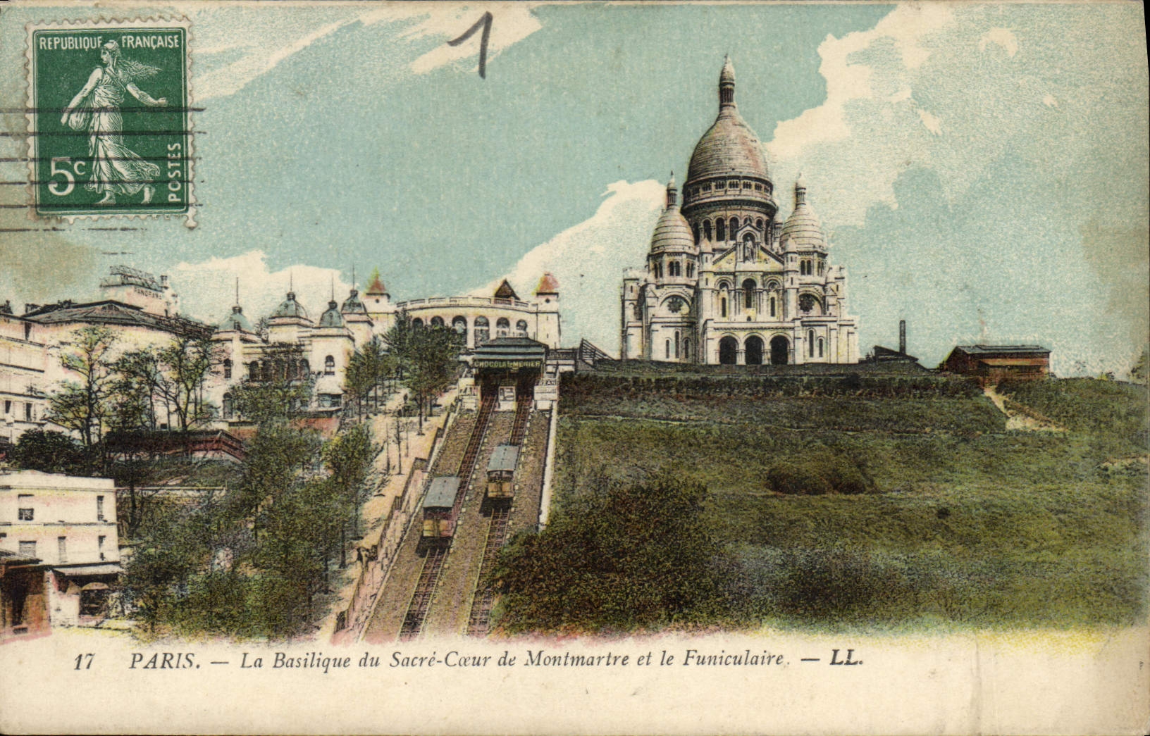 Paris — La Basilique du Sacré-Cœur de Montmartre et le Funiculaire — LL.