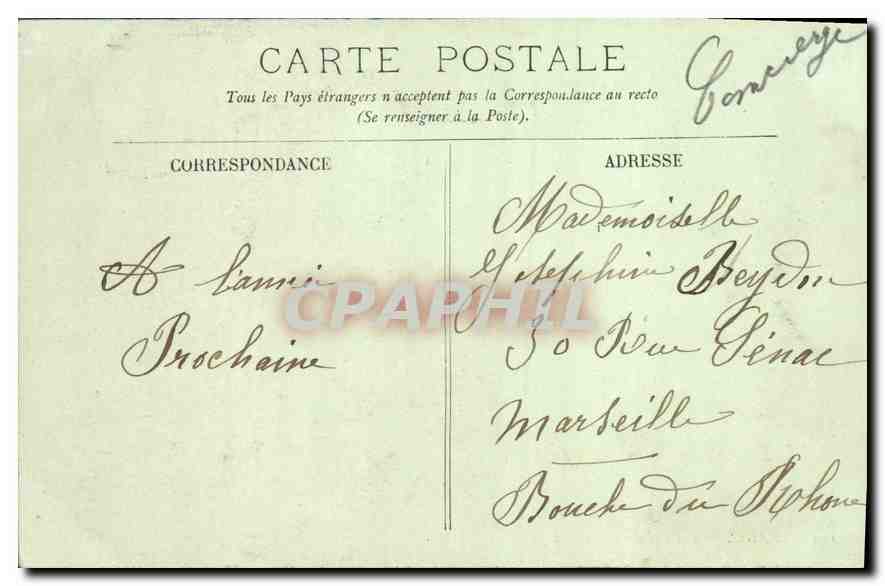Paris — L'Hôtel-de-Ville — Éditeur LL, n° 119 — Verso