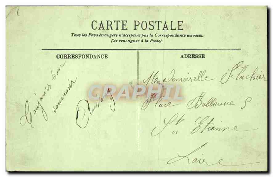 CPA Paris l'hotel de Ville et le Pont d'Arcole Bateau — Rückseite