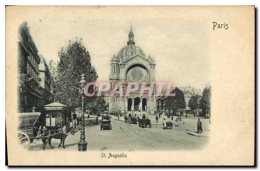 Église Saint-Augustin — Paris — éditeur non identifié, n° de série non visible - Recto