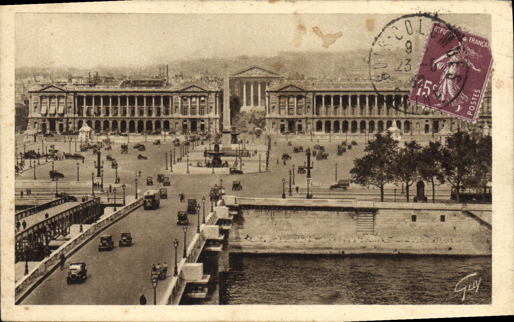 CPA Notre Beau Paris Pont et Place de la Concorde 