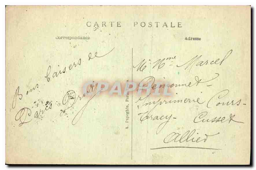 Paris - Le Sacré-Cœur de Montmartre — éditeur A. Fagebin, n°309 — Reverso
