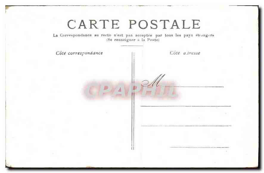 CPA Paris l'Arc de Triomphe de l'Etoile  — Rückseite