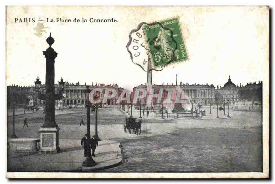 CPA Paris la Place de la Concorde 
