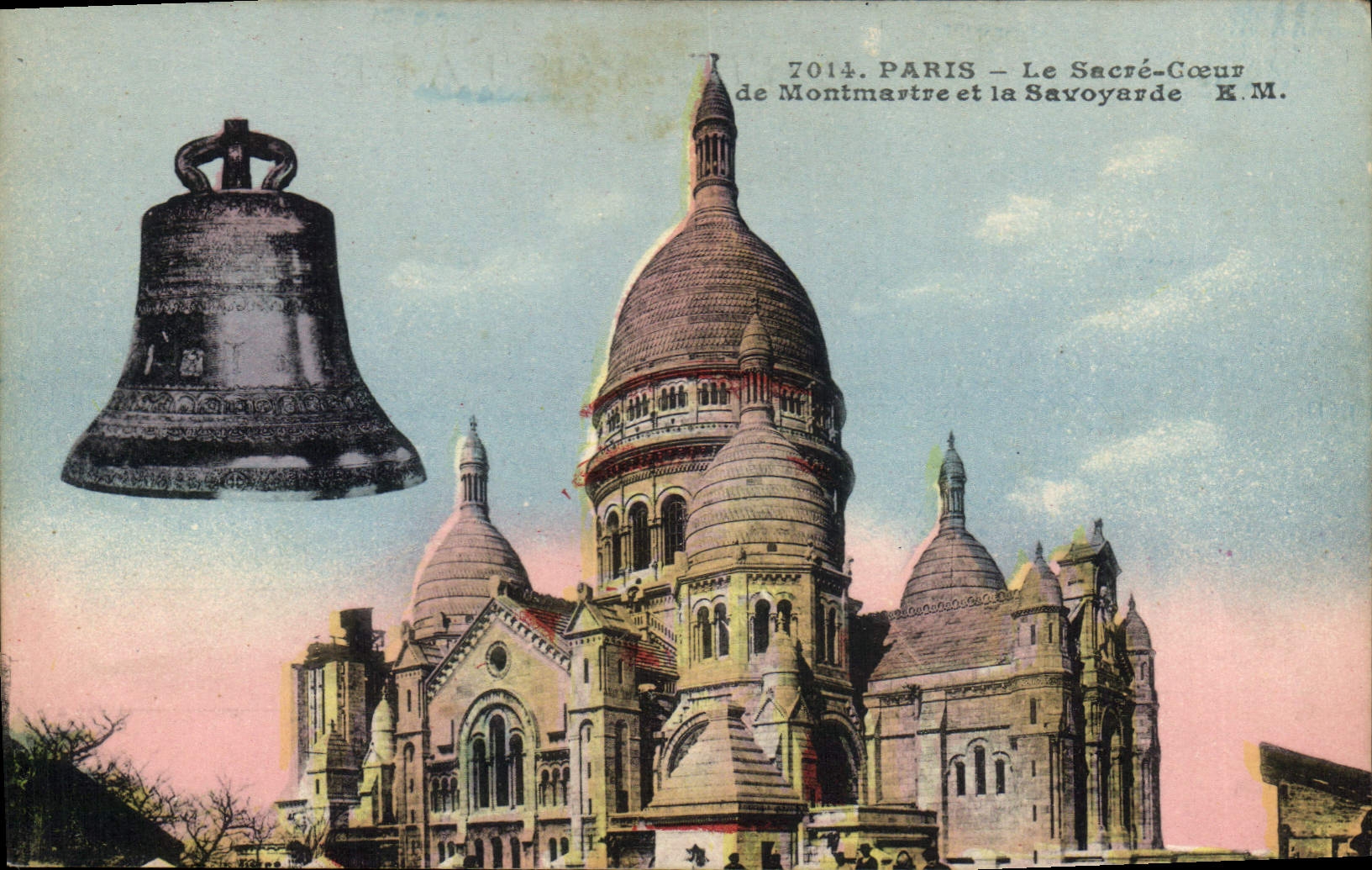 Paris - Le Sacré-Cœur de Montmartre et la Savoyarde — E.M.