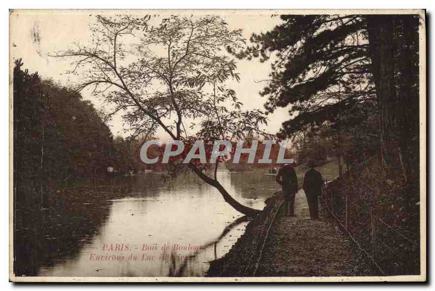 CPA Paris Le Bois de Boulogne Environs du Lac d'Orleans 