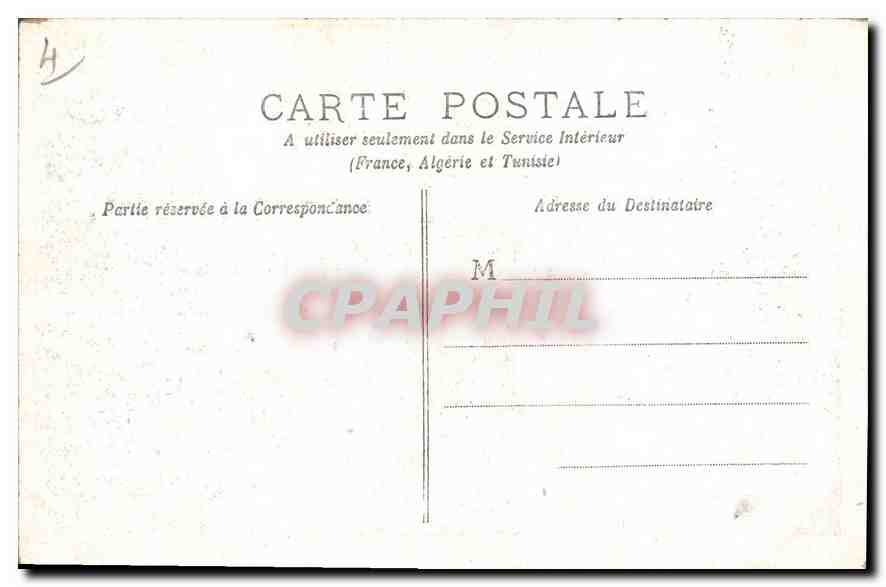 CPA Paris Gare St Lazaire  — Rückseite