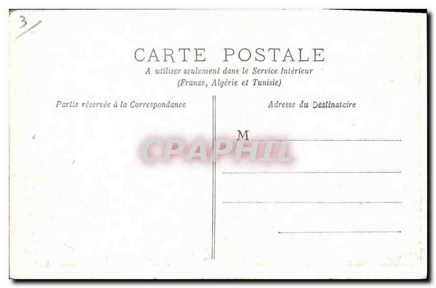 CPA Paris Palais de Justice  — Rückseite
