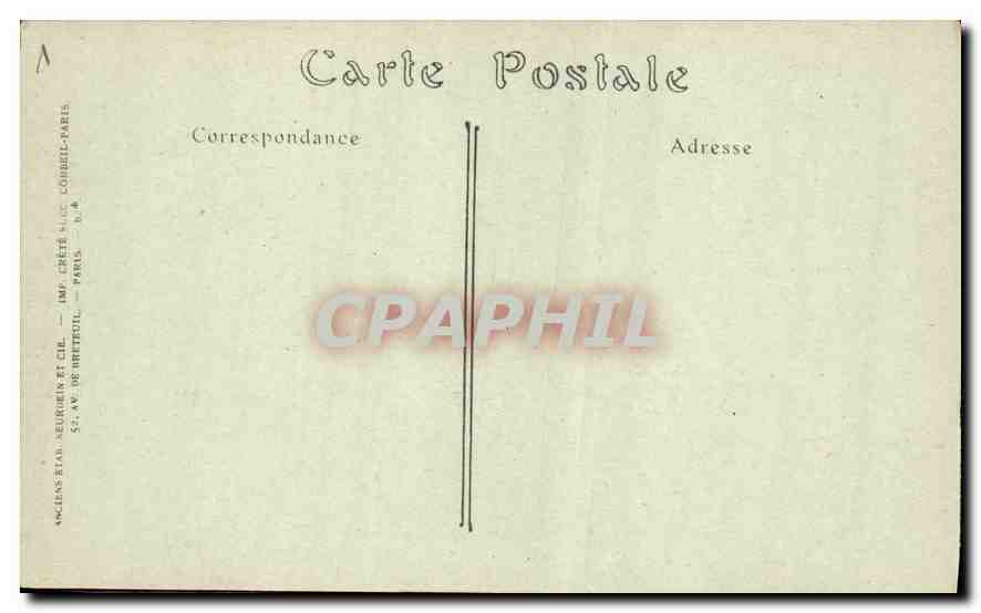 CPA Paris L'Eglise de la Madeleine  — Rückseite