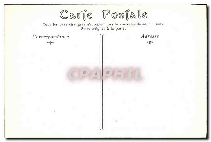 CPA Paris Notre Dame Cote sud  — Rückseite