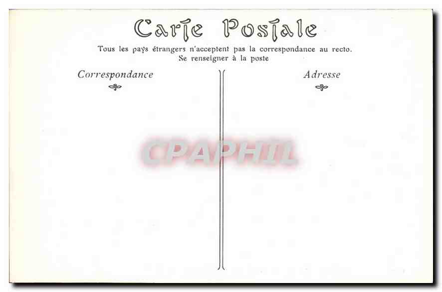 CPA Paris Notre Dame Tympan du Portail de gauche detail  — Verso