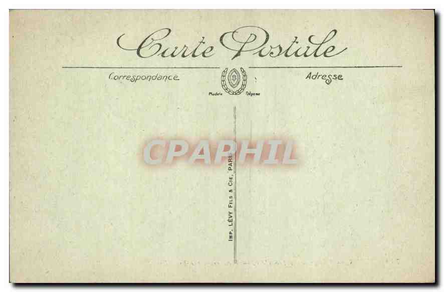 CPA Paris Vue prise du Trocadero  — Rückseite