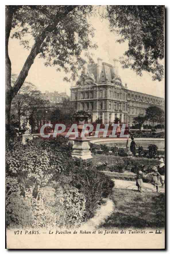 CPA Paris Le Pavillon de Rohan et les Jardins des Tuileries 