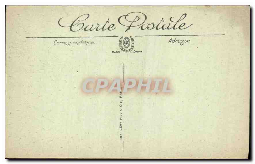 CPA Paris La Tour Saint Jacques  — Rückseite