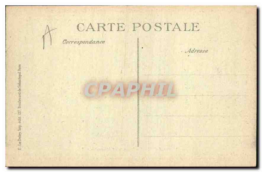 CPA Paris Hotel des Invalides Tombeau de Napoleon Ier  — Rückseite