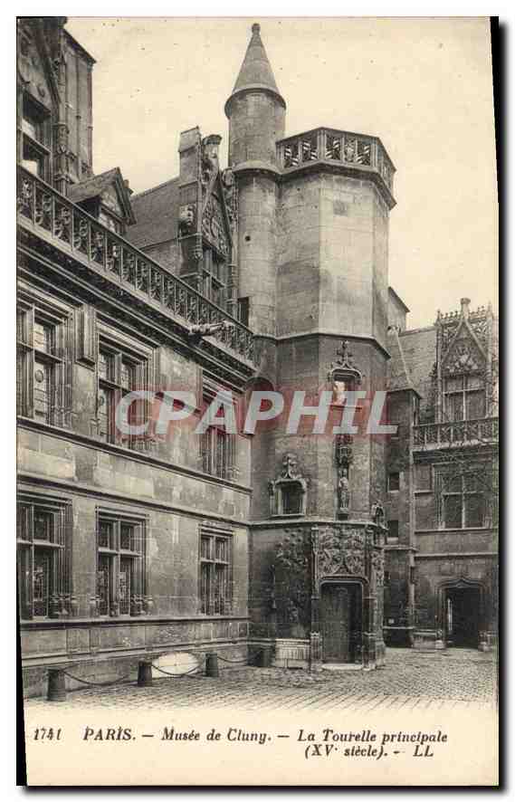 CPA Paris Musee de Cluny La Tourelle principale XV siecle 