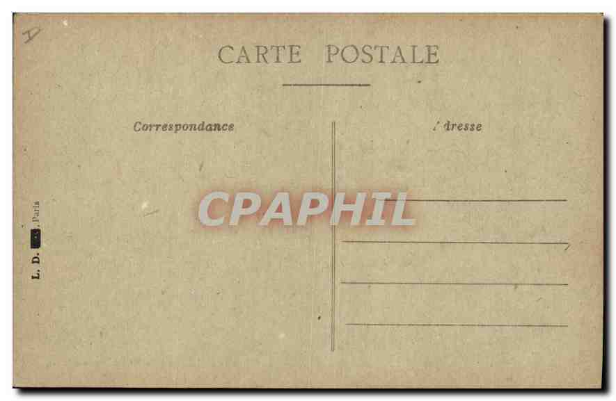 CPA Paris Lac du Bois du Boulogne  — Verso