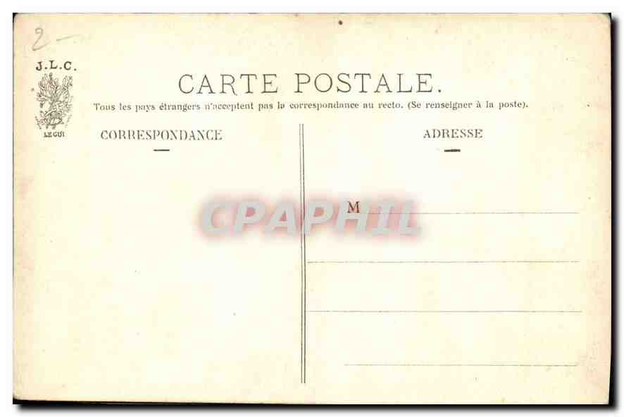 CPA Paris Parc Monceau La Naumachie  — Rückseite