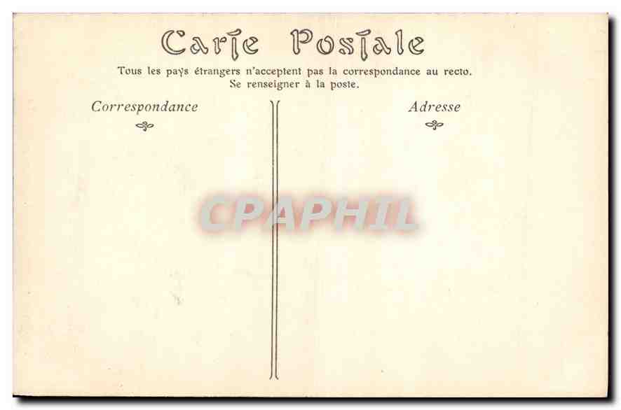 CPA Paris L'Abbaye aux Bois les Ruines  — Rückseite
