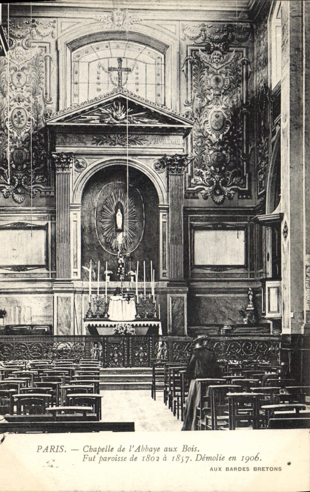 CPA Paris Chapelle de l'Abbaye aux Bois 