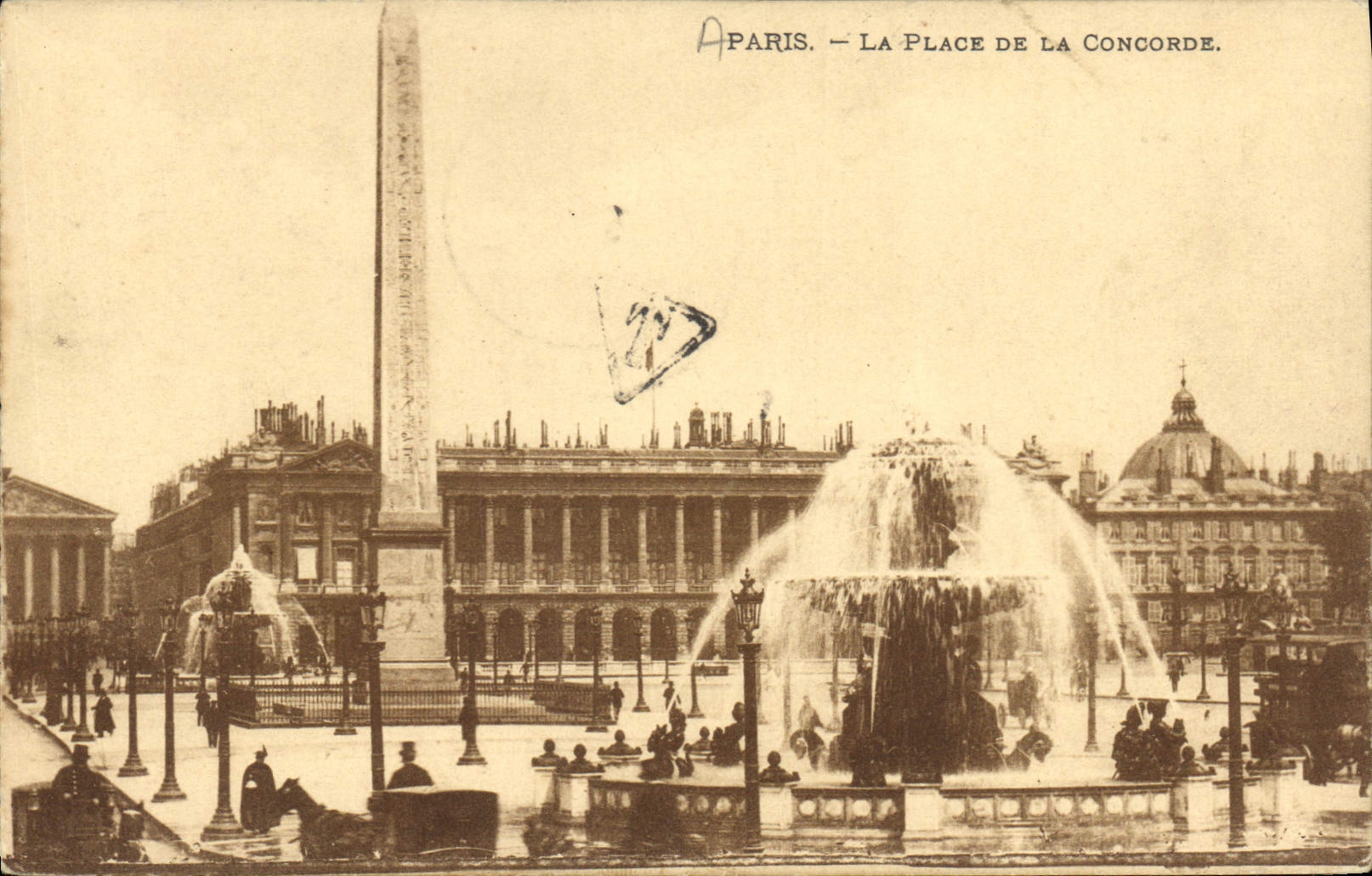 CPA Paris La Place de la Concorde 