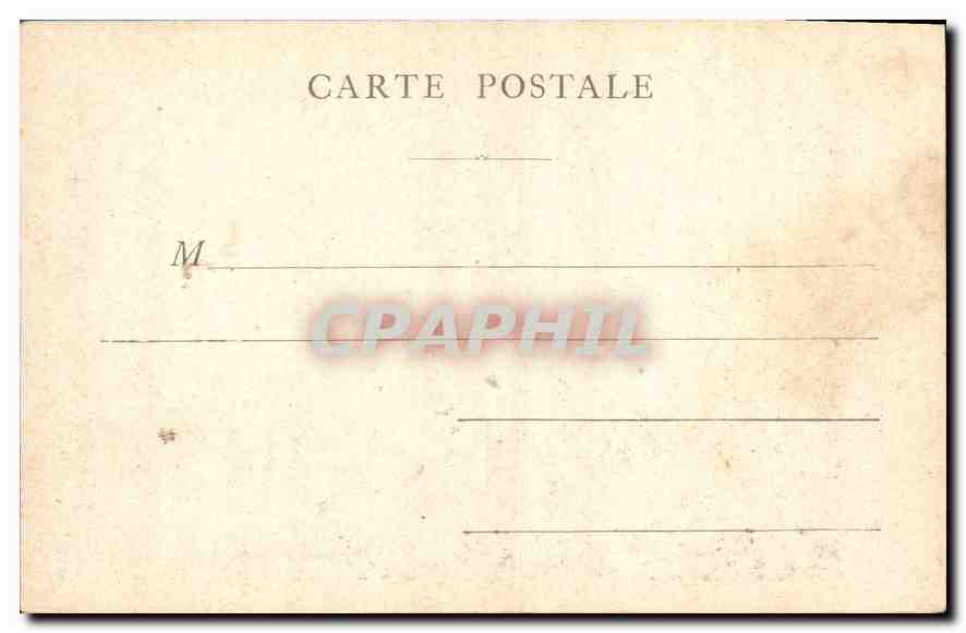 CPA Paris La Fontaine Medicis  — Verso