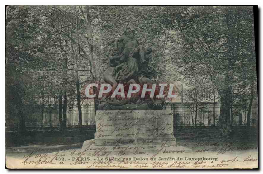 CPA Paris Le Silene par Dalou au Jardin du Luxembourg 