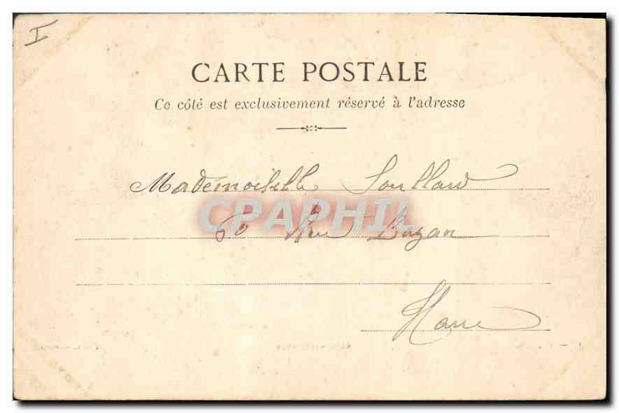 CPA Paris Saint Augustin  — Verso