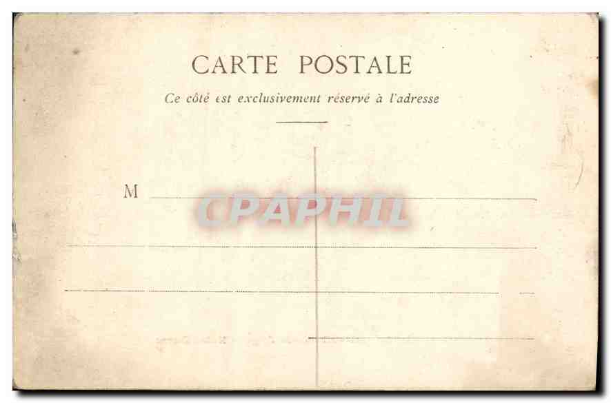 CPA Paris La Cite Abside de l'eglise Notre Dame  — Verso