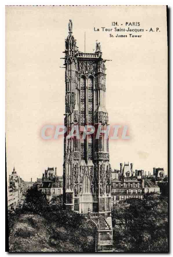 CPA Paris La Tour Saint Jacques 