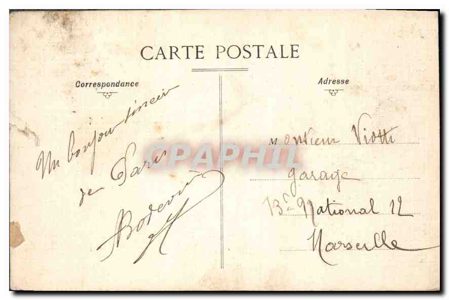 CPA Paris Jardin du Luxambourg Le Senat (carte toilée) — Rückseite
