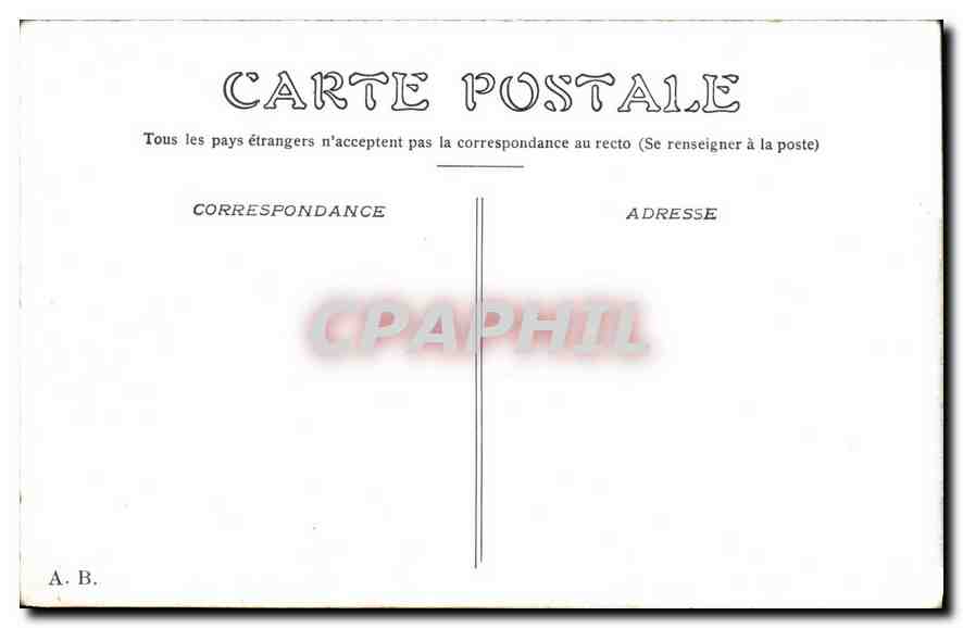 CPA Paris Cour du Carrousel  — Rückseite