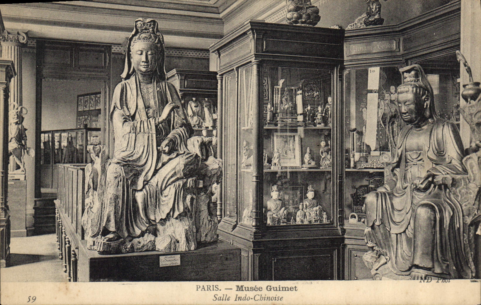 CPA Paris Musee Guimet Salle Indo Chinoise Chine China