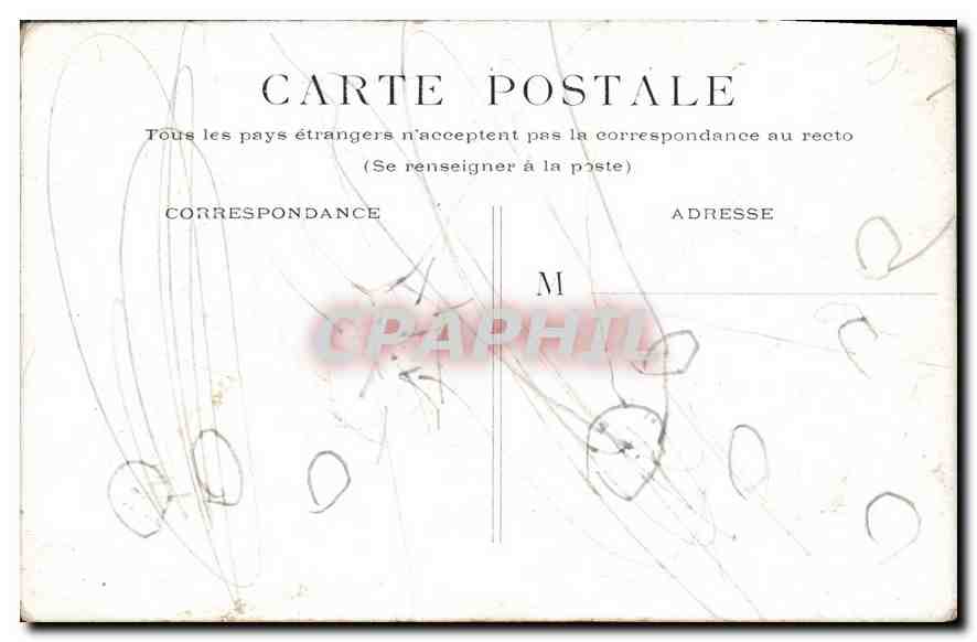 CPA Paris La Comedie Francaise  — Rückseite