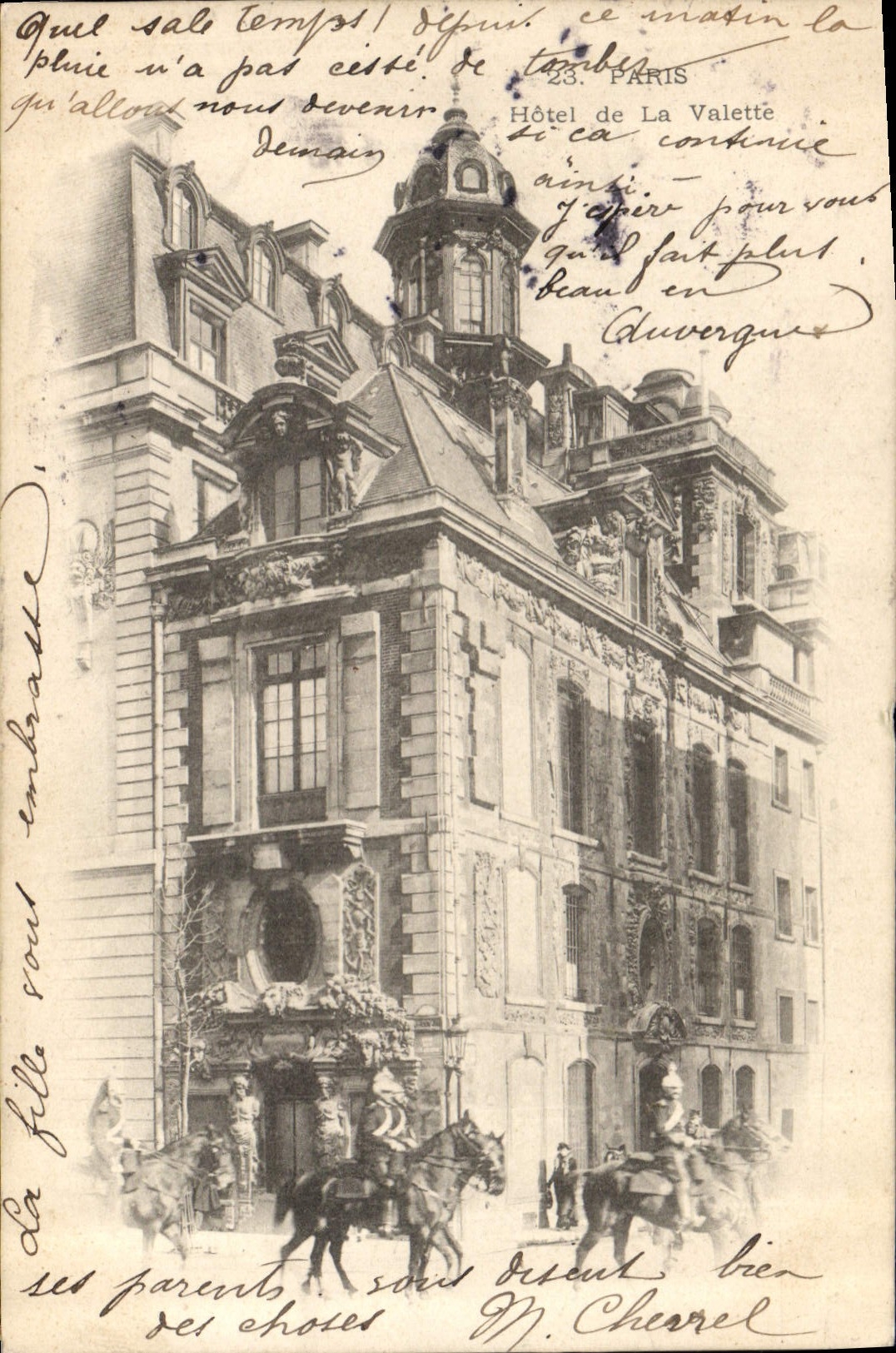 Hôtel de La Valette — Paris — éditeur non identifié