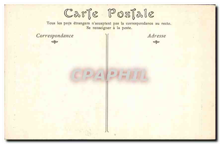 CPA Paris Notre Dame Bas Cote de la Nef  — Verso