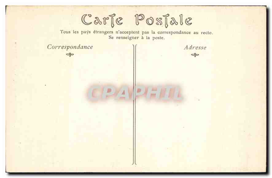 CPA Paris Notre Dame La Nef vue prise du Choeur  — Rückseite