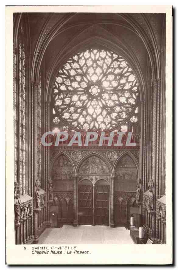 CPA Sainte Chapelle Chapelle haute La Rosace 