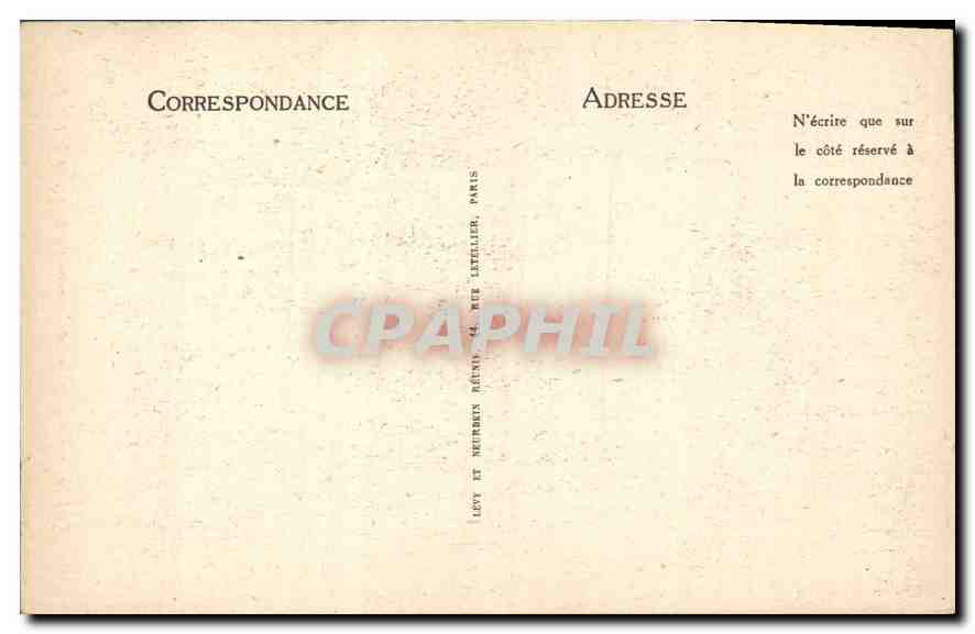 CPA Paris L'Eglise Saint Etienne du Mont la Nef  — Rückseite