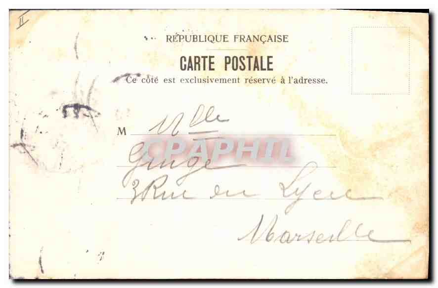 CPA Paris Comedie Francaise  — Verso