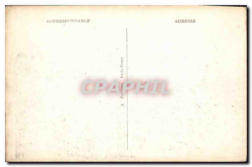 CPA Paris le Petit Palais  — Verso