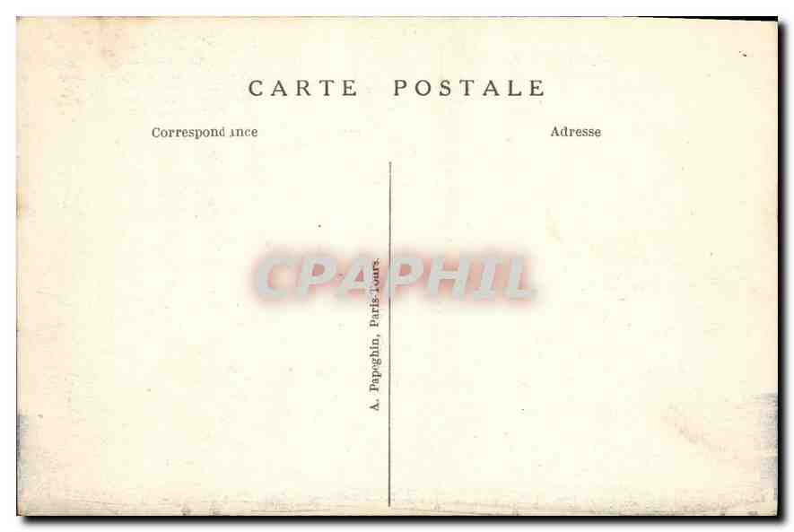CPA Paris le Pantheon Construit sur les Plans de Soufflot a la Ferme d'une croix Grecque  — Rückseite