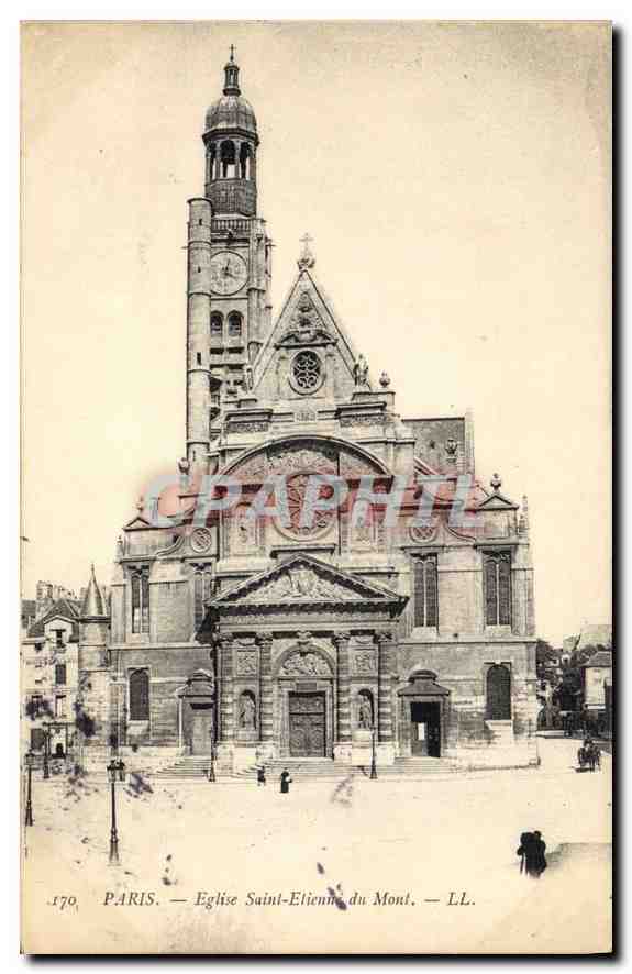 CPA Paris Eglise Saint Etienne du Mont 