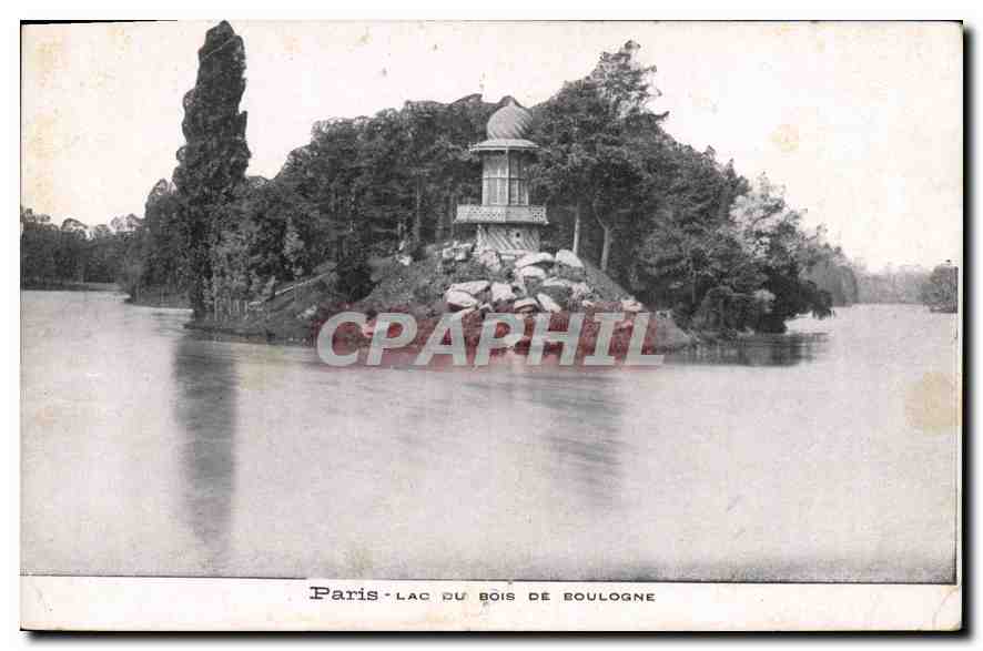 CPA Paris Lac du Bois de Boulogne 