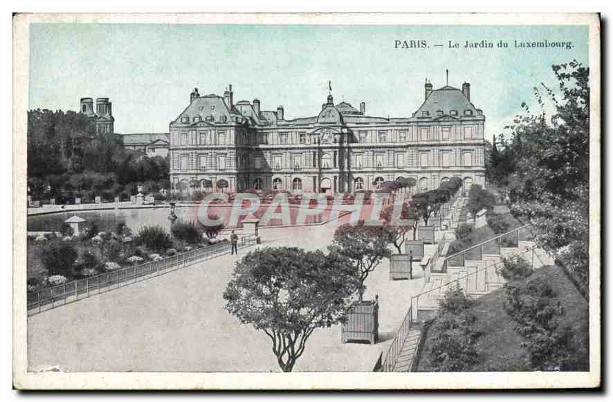 CPA Paris le Jardin du Luxembourg 