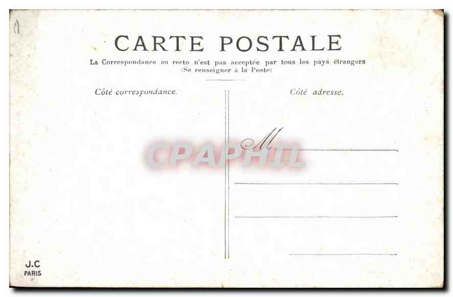 CPA Paris le Jardin du Luxembourg  — Rückseite