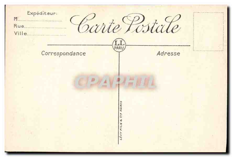 CPA Paris le Sorbonne  — Rückseite