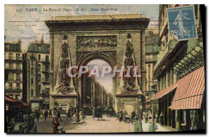 CPA Paris la Porte St Denis 